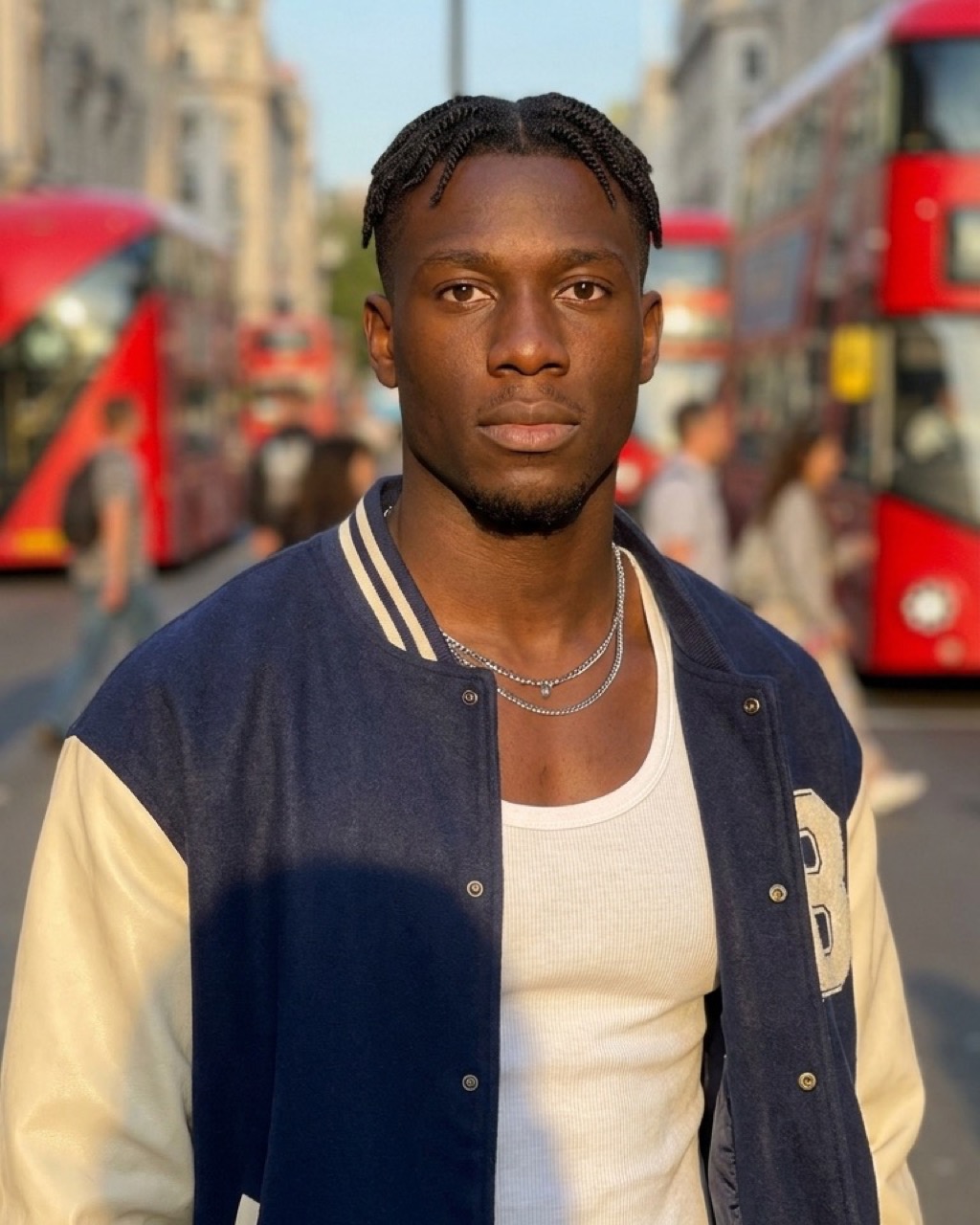 Streetwear persona generated with SynthrAI, scene 1