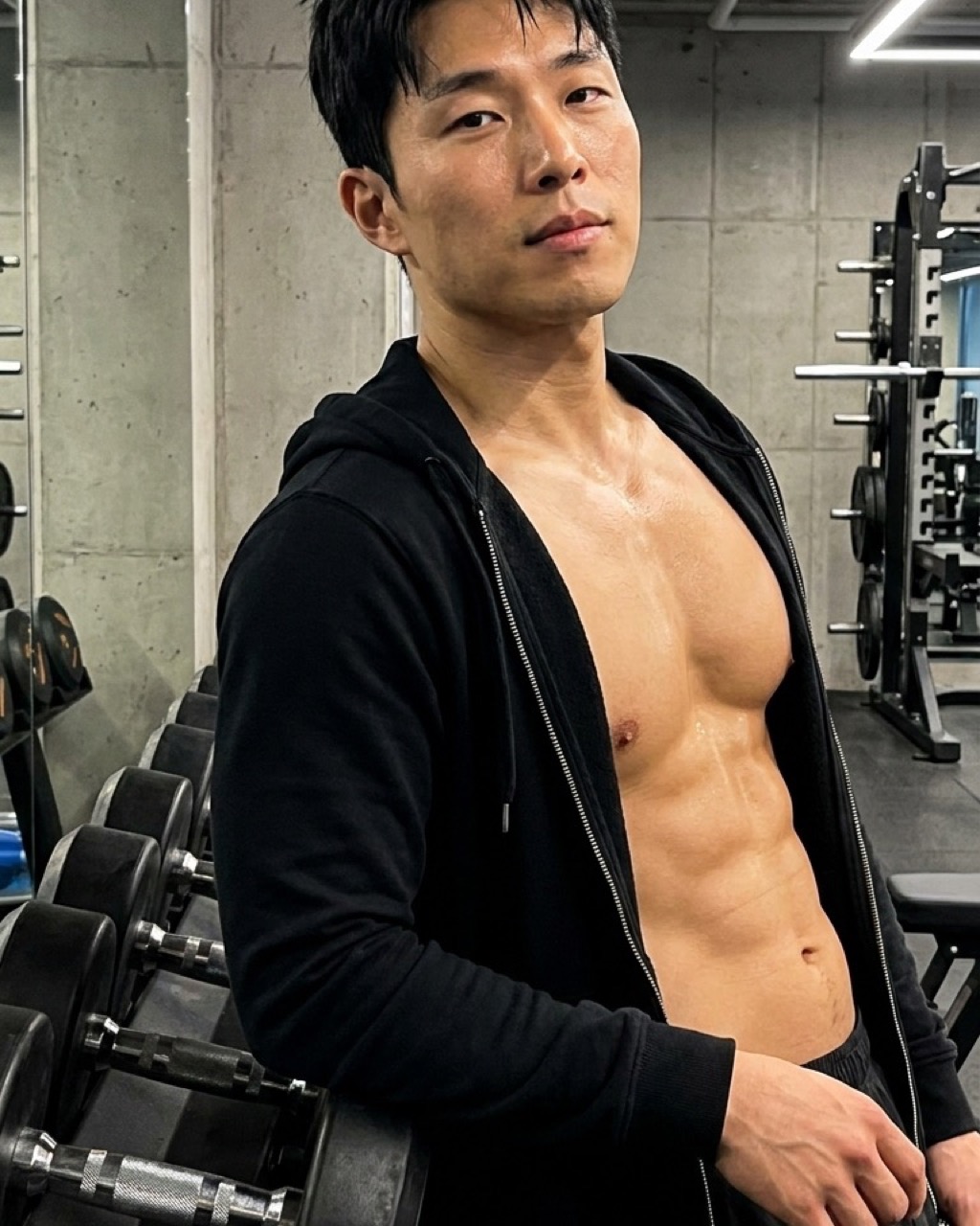 Fitness persona generated with SynthrAI, scene 1